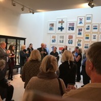 Everything Comes from the Egg, exhibition launch, Jerwood Gallery, Hastings, 2017